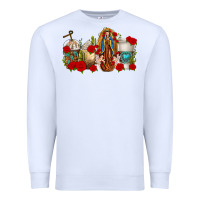 White Lady of Guadalupe Coffee Cups Premium Sweatshirt - texasbilliewilder
