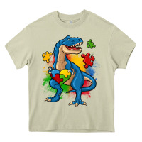 Mossy autism trex Heavy Core Tee - Zillion Design Studio