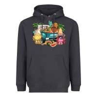 Smoke summer gnomies truck Heavyweight Hoodie - NancyCooperArtShop