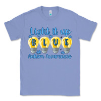 Colony Blue light it up Classic Tee - MaliasSmallBusiness