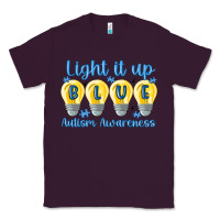 Plum light it up Classic Tee - MaliasSmallBusiness