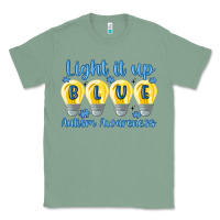 Sage light it up Classic Tee - MaliasSmallBusiness