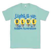 Seafoam light it up Classic Tee - MaliasSmallBusiness