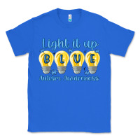 True Royal light it up Classic Tee - MaliasSmallBusiness
