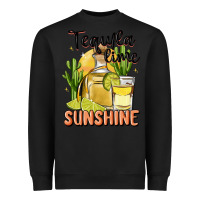 Black tequila lime sunshine Heavyweight Sweatshirt - MaliasSmallBusiness
