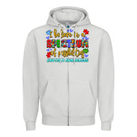 Dove Grey i believe in a spectrum of possibilities Zipper Hoodie - LillyAllenDesigns