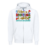 White i believe in a spectrum of possibilities Zipper Hoodie - LillyAllenDesigns