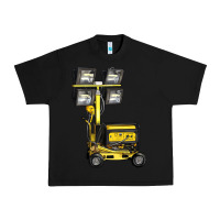 Black Towable Light Towers Urban Heavy Tee - LillyAllenDesigns