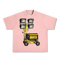 Salmon Towable Light Towers Urban Heavy Tee - LillyAllenDesigns