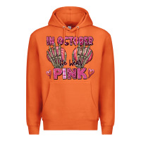 Carrot in october we wear pink skeleton Premium Hoodie - texasbilliewilder