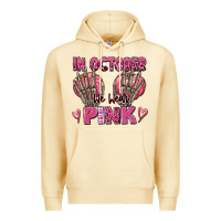 Pina Colada in october we wear pink skeleton Premium Hoodie - texasbilliewilder