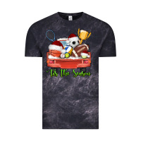 Cloud Black tis the season sports truck christmas Vintage Tee - AdoDesignShop