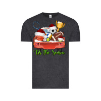 Vintage Black tis the season sports truck christmas Vintage Tee - AdoDesignShop