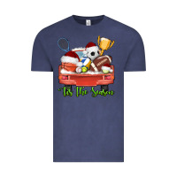 Vintage Denim tis the season sports truck christmas Vintage Tee - AdoDesignShop