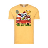 Vintage Mustard tis the season sports truck christmas Vintage Tee - AdoDesignShop