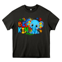 Asphalt be kind autism elephant Heavy Core Tee - Zillion Design Studio