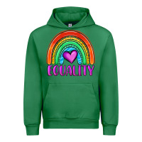 Emerald equality rainbow Urban Hoodie - OliviaCreatesArt