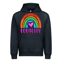 Navy equality rainbow Urban Hoodie - OliviaCreatesArt