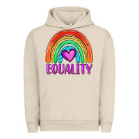 Pigment French Oak equality rainbow Urban Hoodie - OliviaCreatesArt