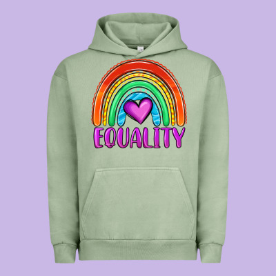 Equality Rainbow Urban Hoodie Designed By Oliviacreatesart