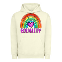 Pigment Pistachio equality rainbow Urban Hoodie - OliviaCreatesArt