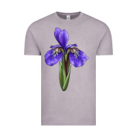 Iris Flower Illustrations Vintage Tee | Teevron