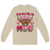 Mushroom you had me at moo Long Sleeve Tee - MaliasSmallBusiness