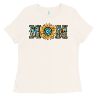 Bone sunflower mom Ladies Tee - RanaPortraitStore