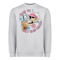 Heather Grey time to get ship faced Heavyweight Sweatshirt - MaliasSmallBusiness