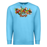 Ocean Blue school nurse juneteenth Premium Sweatshirt - NancyCooperArtShop
