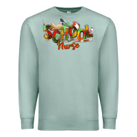 Seafoam school nurse juneteenth Premium Sweatshirt - NancyCooperArtShop