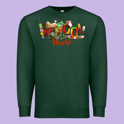 School Nurse Juneteenth Premium Sweatshirt Designed By Nancycooperartshop
