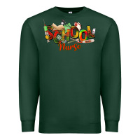 Sports Green school nurse juneteenth Premium Sweatshirt - NancyCooperArtShop