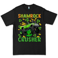 Black st patricks shamrock crusher Premium Tee - Neo Western