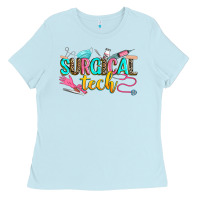 Baby Blue surgical tech Ladies Tee - Zillion Design Studio