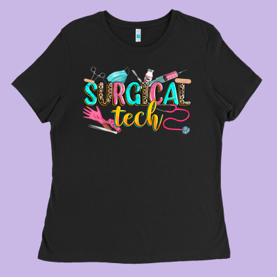 Surgical Tech Ladies Tee Designed By Zillion Design Studio