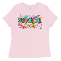 Bubblegum Pink surgical tech Ladies Tee - Zillion Design Studio