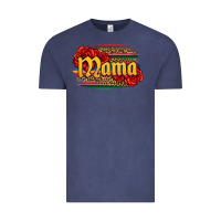 Vintage Denim Latina mama with serape and roses Vintage Tee - Jasminsmagicworld