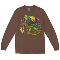 Chestnut mardi gras tree rex Long Sleeve Tee - MaliasSmallBusiness