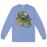 Colony Blue mardi gras tree rex Long Sleeve Tee - MaliasSmallBusiness