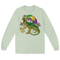 Matcha mardi gras tree rex Long Sleeve Tee - MaliasSmallBusiness