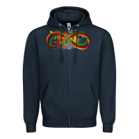 Navy butterfly infinity symbol autism Zipper Hoodie - LillyAllenDesigns