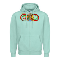Seafoam butterfly infinity symbol autism Zipper Hoodie - LillyAllenDesigns