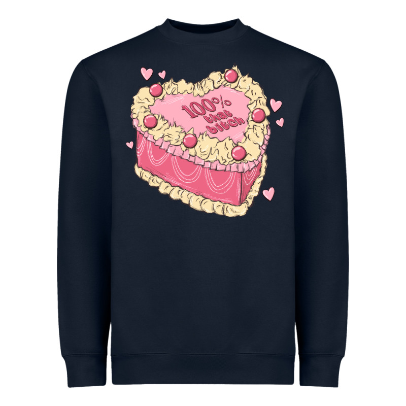 100 Percent That Bitch Heavyweight Sweatshirt by MaliasSmallBusiness | Teevron