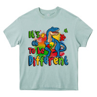 Arona it's ok to be different autism trex Heavy Core Tee - Zillion Design Studio
