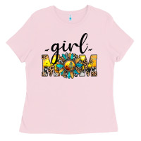 Bubblegum Pink girl mom Ladies Tee - JahusDesignShop