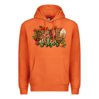 Carrot Fall vibes pumpkins Premium Hoodie - NancyCooperArtShop