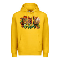Lemon Fall vibes pumpkins Premium Hoodie - NancyCooperArtShop