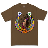 Cacao Halloween Horseshoe Premium Tee - CowhideDigitalArt