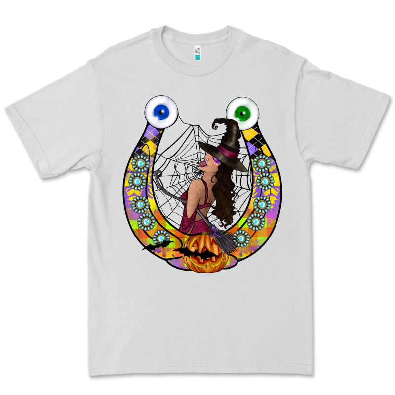 Halloween Horseshoe Premium Tee by CowhideDigitalArt | Teevron